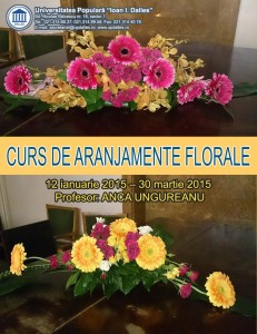 curs de aranjamente florale 2015