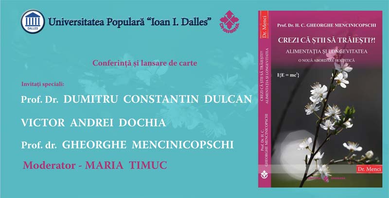 Conferință - Lansare de carte: Crezi că știi să trăiești?