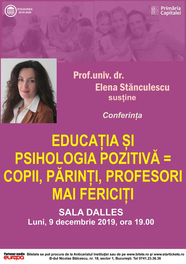 Educația și psihologia pozitivă = copii, părinți, profesori mai fericiți