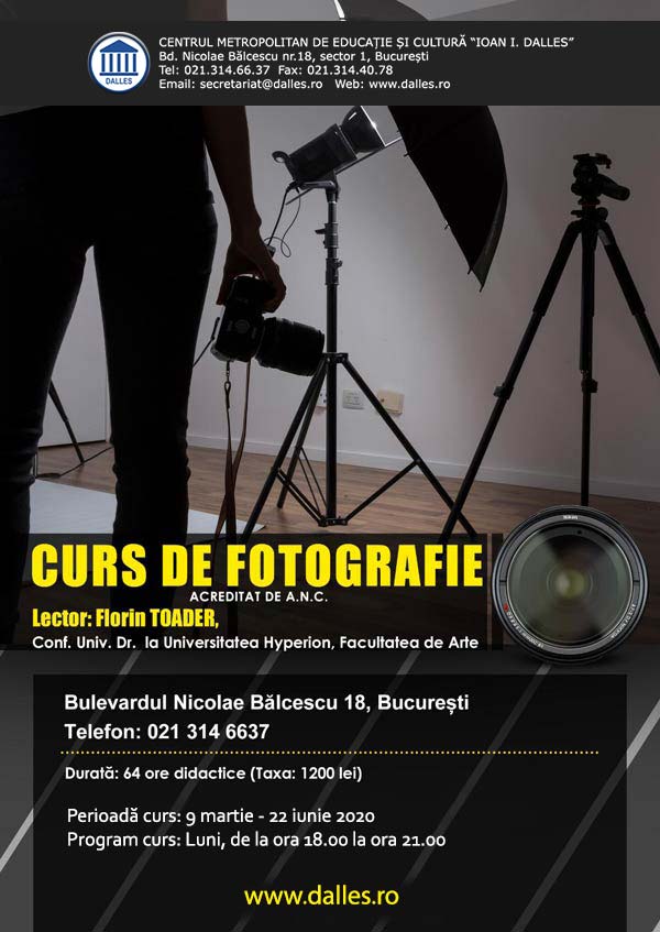 Curs de Fotografie – Modul 2020