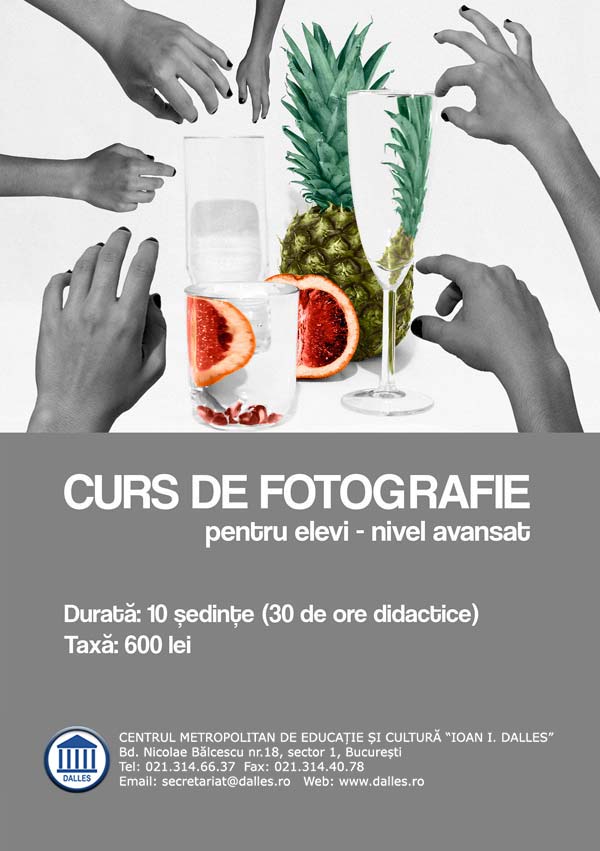 Curs de fotografie pentru copii și adolescenți (10+) - avansati