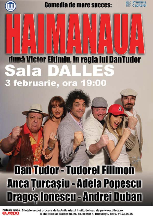 Haimanaua - Sala Dalles 3 februarie 2020, ora 19.00