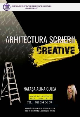 <span class="entry-title-primary">Curs intensiv de scriere creativă – „Arhitectura scrierii creative”</span> <span class="entry-subtitle">din 22 martie 2023</span>