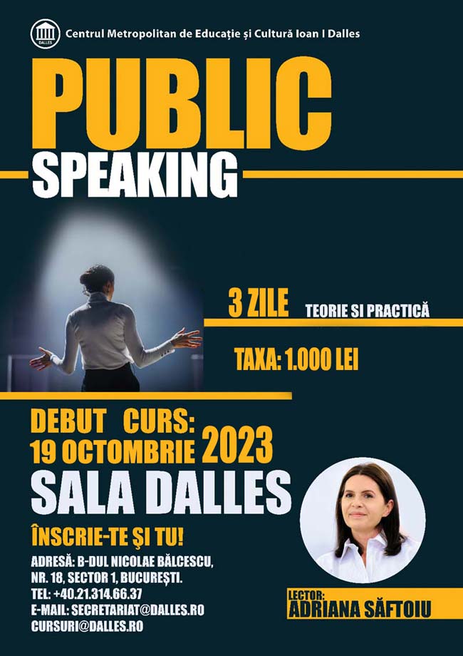 Curs de Public Speaking