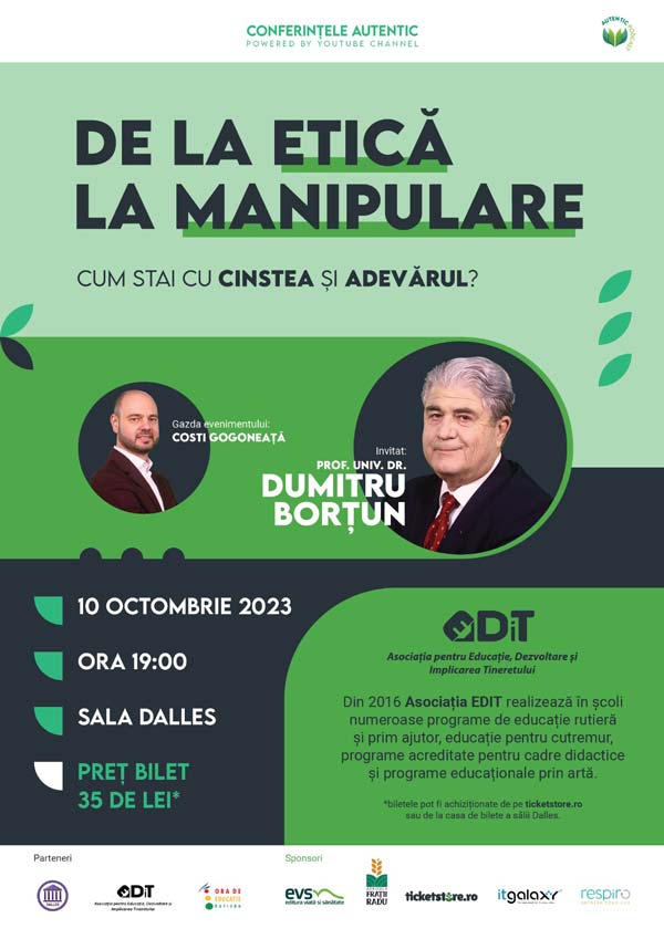 De la ETICĂ la MANIPULARE! Cum stai cu CINSTEA și ADEVĂRUL?