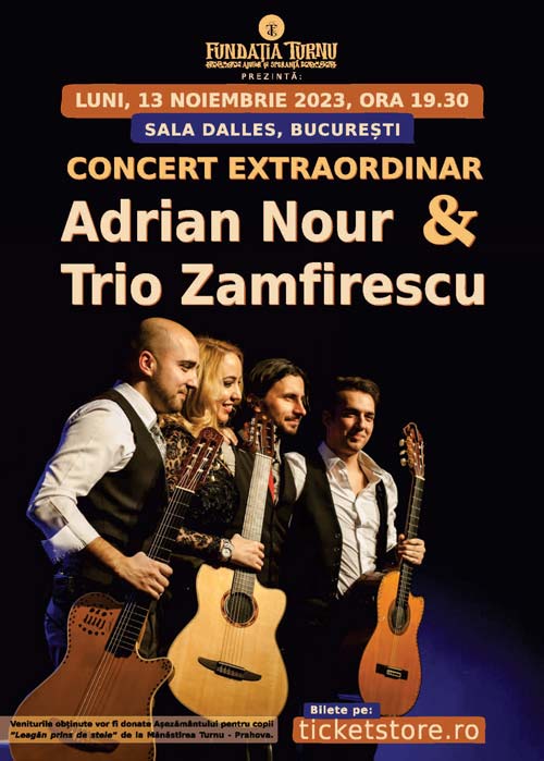 Concert Extraordinar Adrian Nour și Trio Zamfirescu