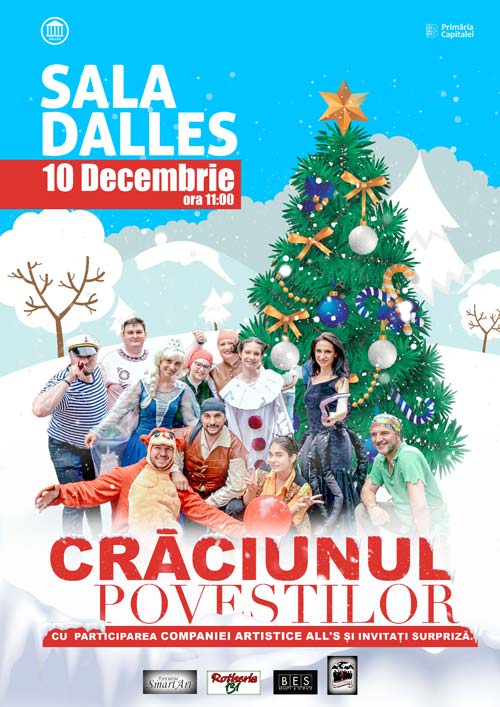 Crăciunul poveștilor 10 decembrie 2023 Sala Dalles