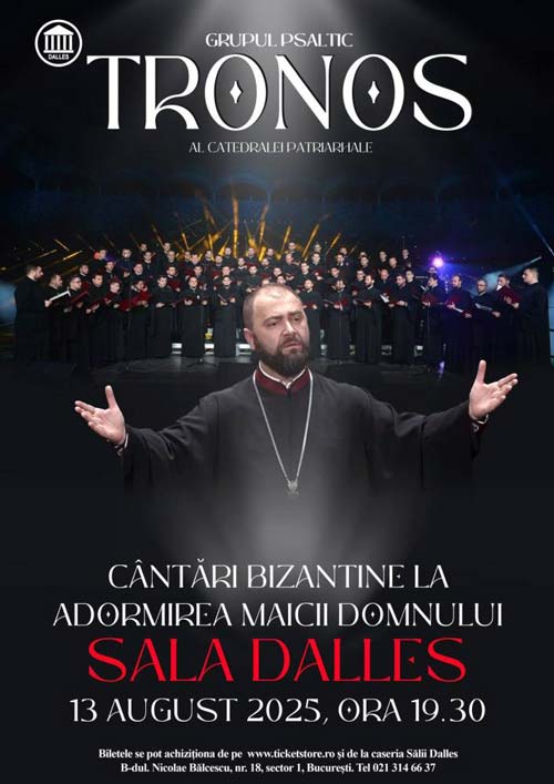 Tronos – Cântări bizantine la Adormirea Maicii Domnului