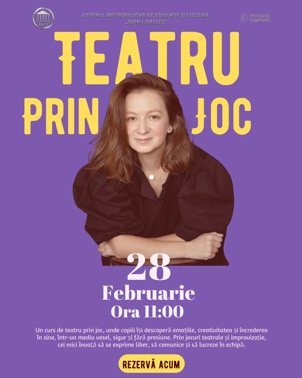 Curs de Teatru prin joc pentru copii