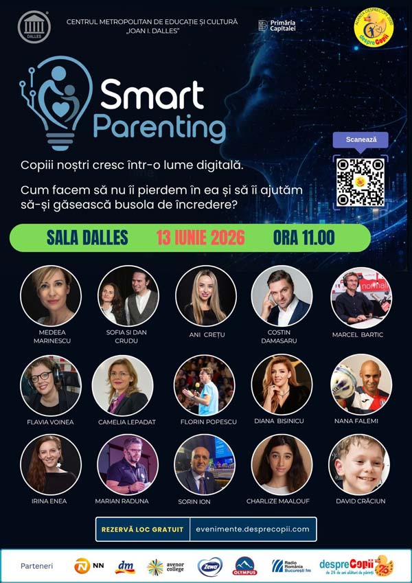 Smart Parenting – Cum rămânem aproape de copiii noștri într-o lume care îi trage spre ecran?